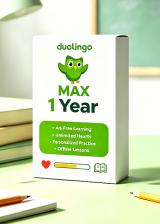 Super Duolingo MAX 1 Year Subscription
