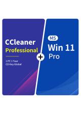 CCleaner Professional 1 PC 1 Year CD Key Global+MS Win 11 Pro  Pack